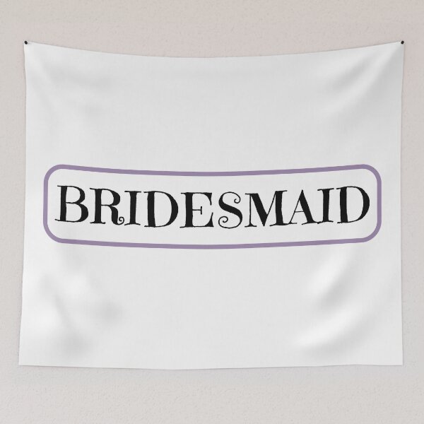 Item preview, Bridesmaid on wedding day designed and sold by designInk.