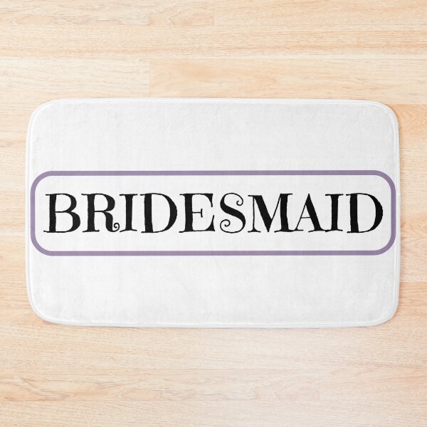 Item preview, Bridesmaid on wedding day designed and sold by designInk.
