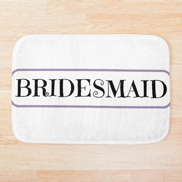 Item preview, Bridesmaid on wedding day designed and sold by designInk.