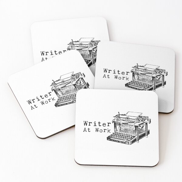 Item preview, Writer At Work designed and sold by BehaveBookishly.