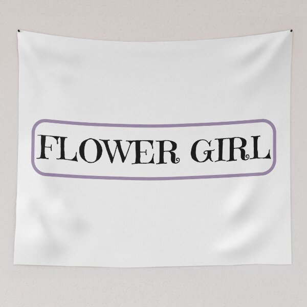 Item preview, Flower girl on wedding day designed and sold by designInk.
