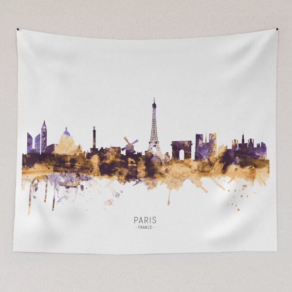 Item preview, Paris France Skyline designed and sold by ArtPrints.