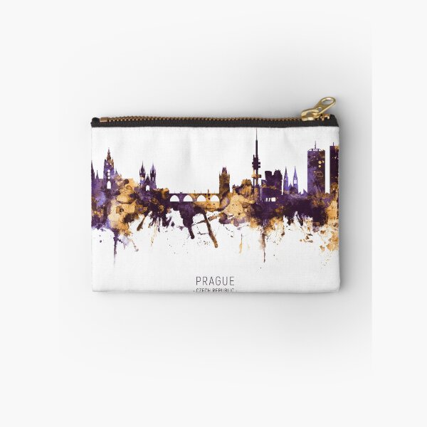 Item preview, Prague (Praha) Czech Republic Skyline designed and sold by ArtPrints.
