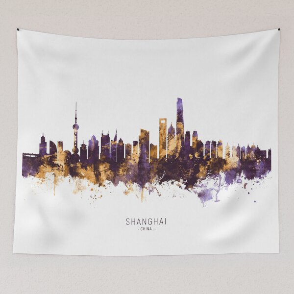 Item preview, Shanghai China Skyline designed and sold by ArtPrints.