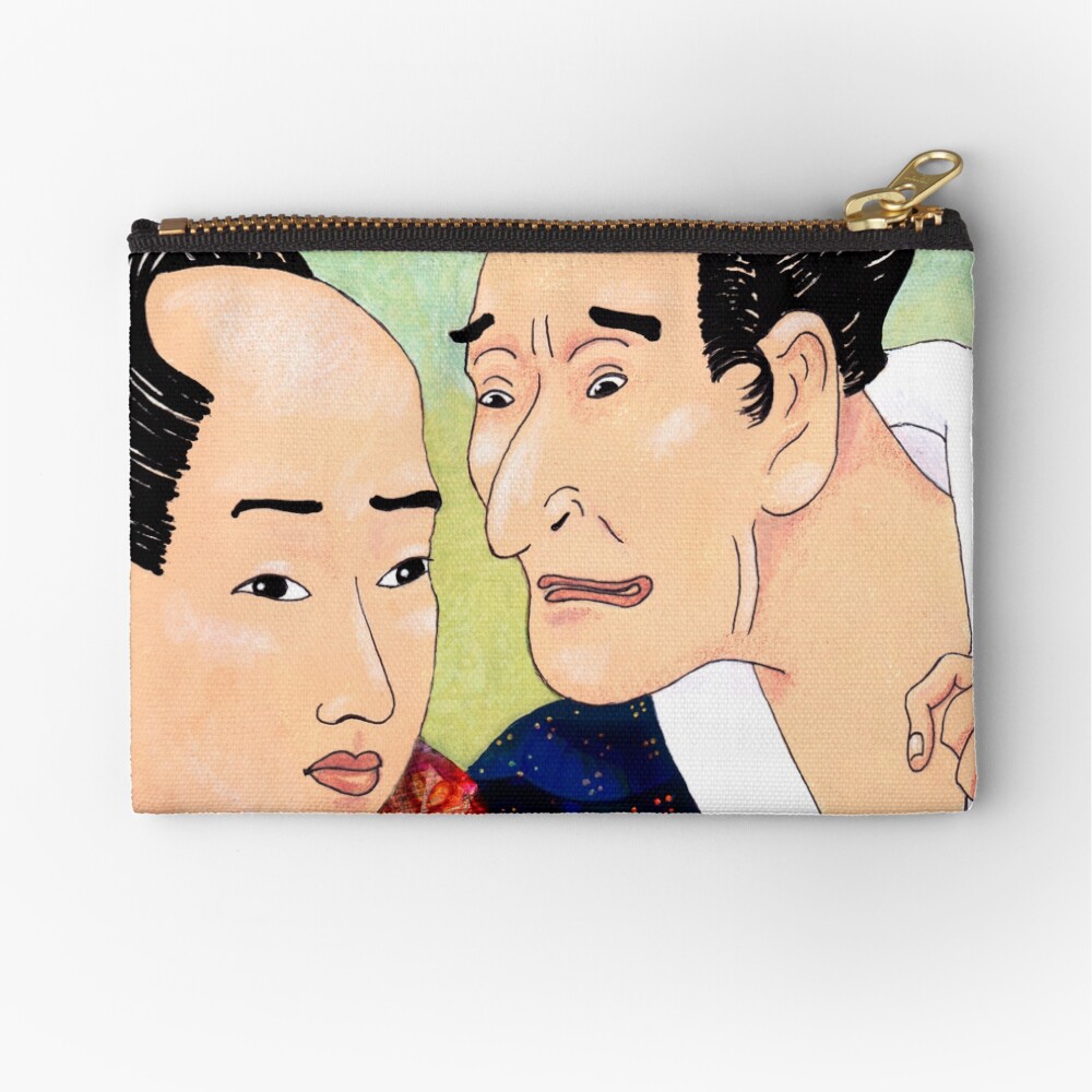 Mr Hokusai and Mr Hiroshige Zipper Pouch