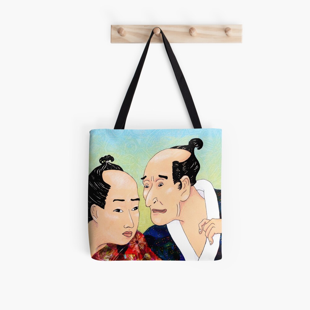 Mr Hokusai and Mr Hiroshige Tote Bag