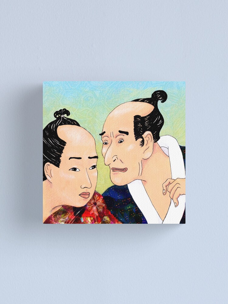 Alternate view of Mr Hokusai and Mr Hiroshige Canvas Print