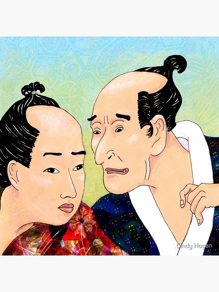 Mr Hokusai and Mr Hiroshige by artforthesoul
