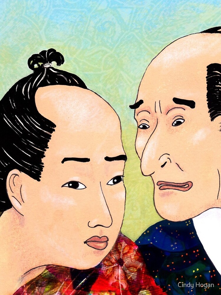 Mr Hokusai and Mr Hiroshige by artforthesoul