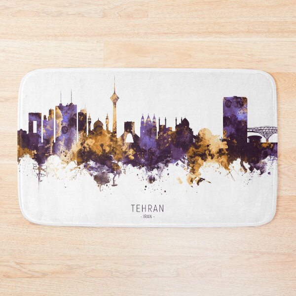 Item preview, Tehran Iran Skyline designed and sold by ArtPrints.