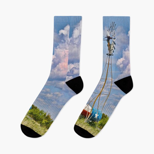 Item preview, Purely Texas - Windmill and Texas Flag designed and sold by Warren Paul Harris.