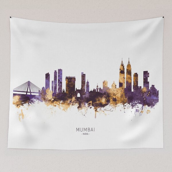 Item preview, Mumbai Skyline India Bombay designed and sold by ArtPrints.