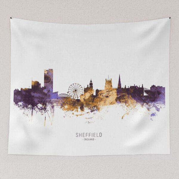 Item preview, Sheffield England Skyline designed and sold by ArtPrints.