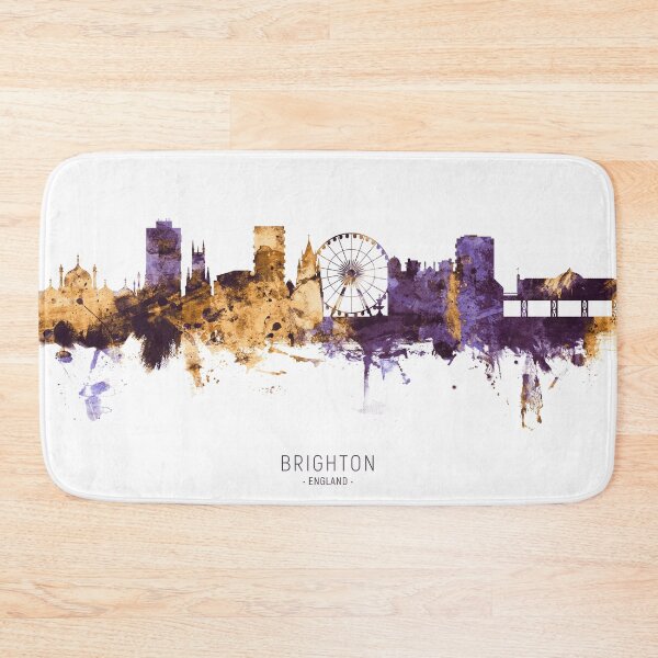 Item preview, Brighton England Skyline designed and sold by ArtPrints.