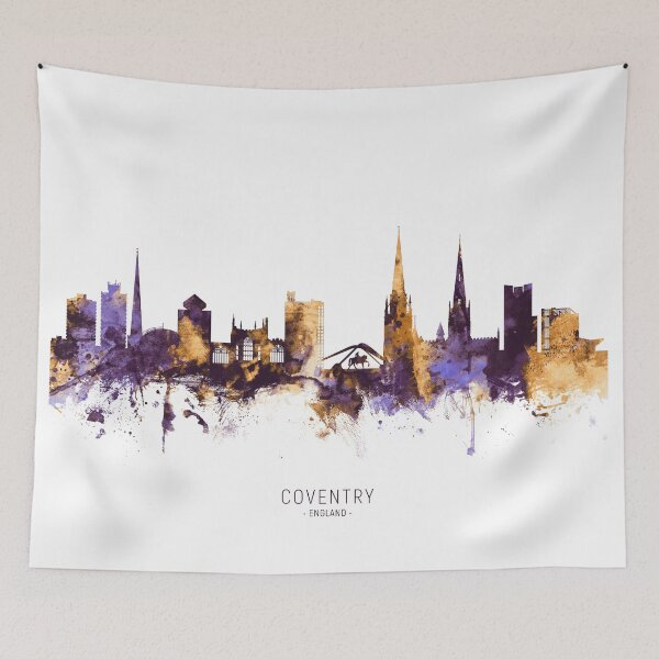 Item preview, Coventry England Skyline designed and sold by ArtPrints.