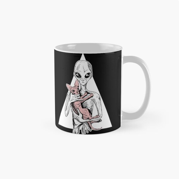 Item preview, Alien with sphynx cat designed and sold by Satine747.