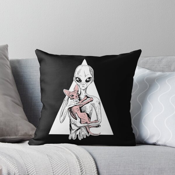 Item preview, Alien with sphynx cat designed and sold by Satine747.