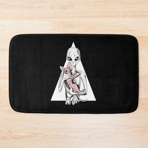 Item preview, Alien with sphynx cat designed and sold by Satine747.