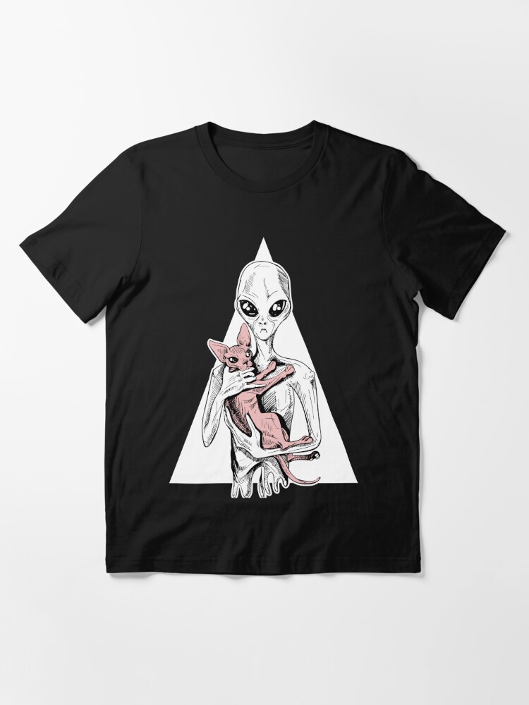 alien cat t shirt