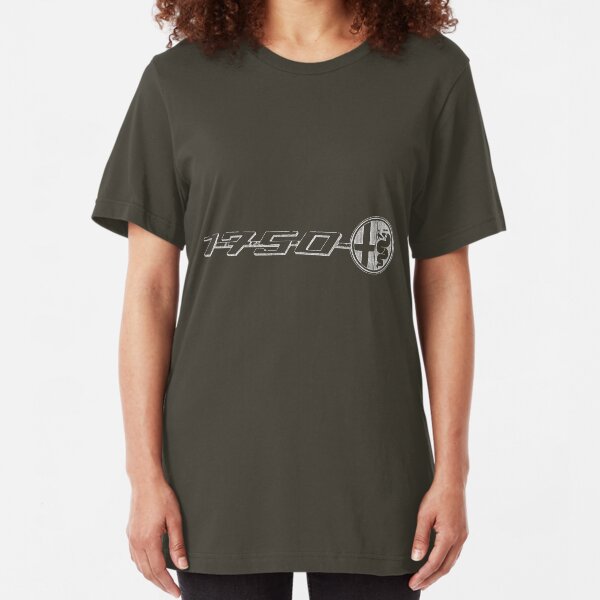 Alfa 1750 White Slim Fit T-Shirt