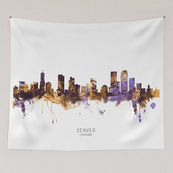 Item preview, Denver Colorado Skyline designed and sold by ArtPrints.