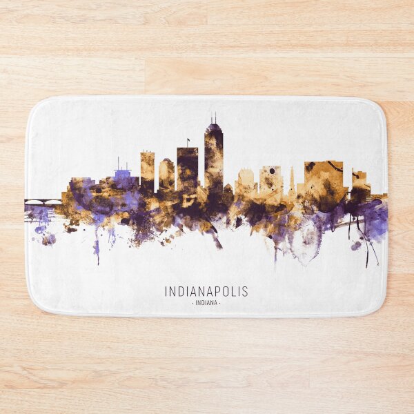 Artikelvorschau, Indianapolis Indiana Skyline entworfen und verkauft von ArtPrints.