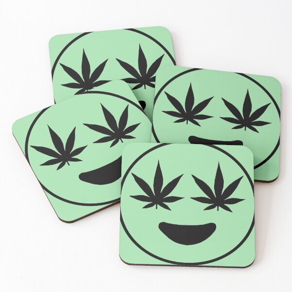 Item preview, Cannabis Emoji designed and sold by HighCiti.
