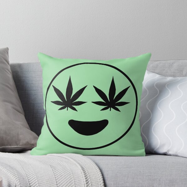 Item preview, Cannabis Emoji designed and sold by HighCiti.