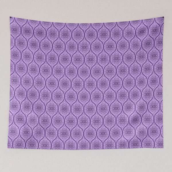 Item preview, Ornamental ombre ogee pattern in purple designed and sold by HannaPaulina.