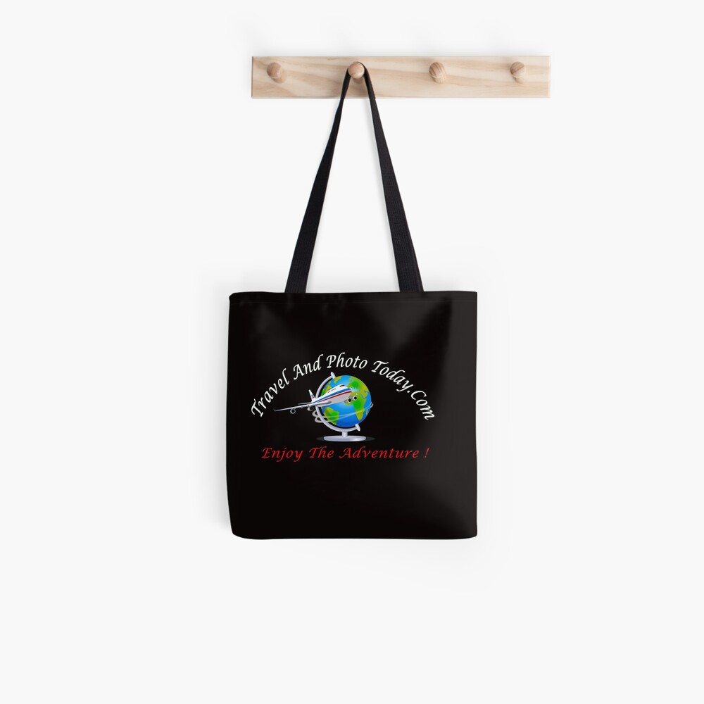 Travel And Photo Today - Logo - White & Red Letter Tote Bag