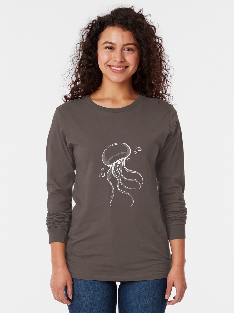 Alternate view of Sketchy Jelly Long Sleeve T-Shirt