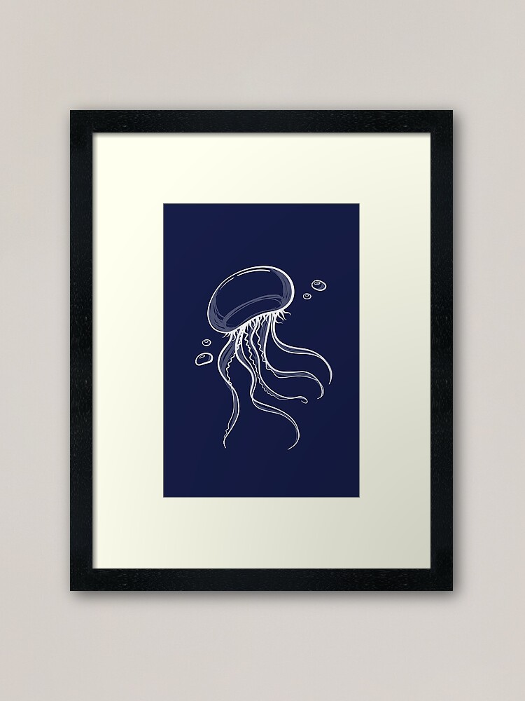 Alternate view of Sketchy Jelly Framed Art Print
