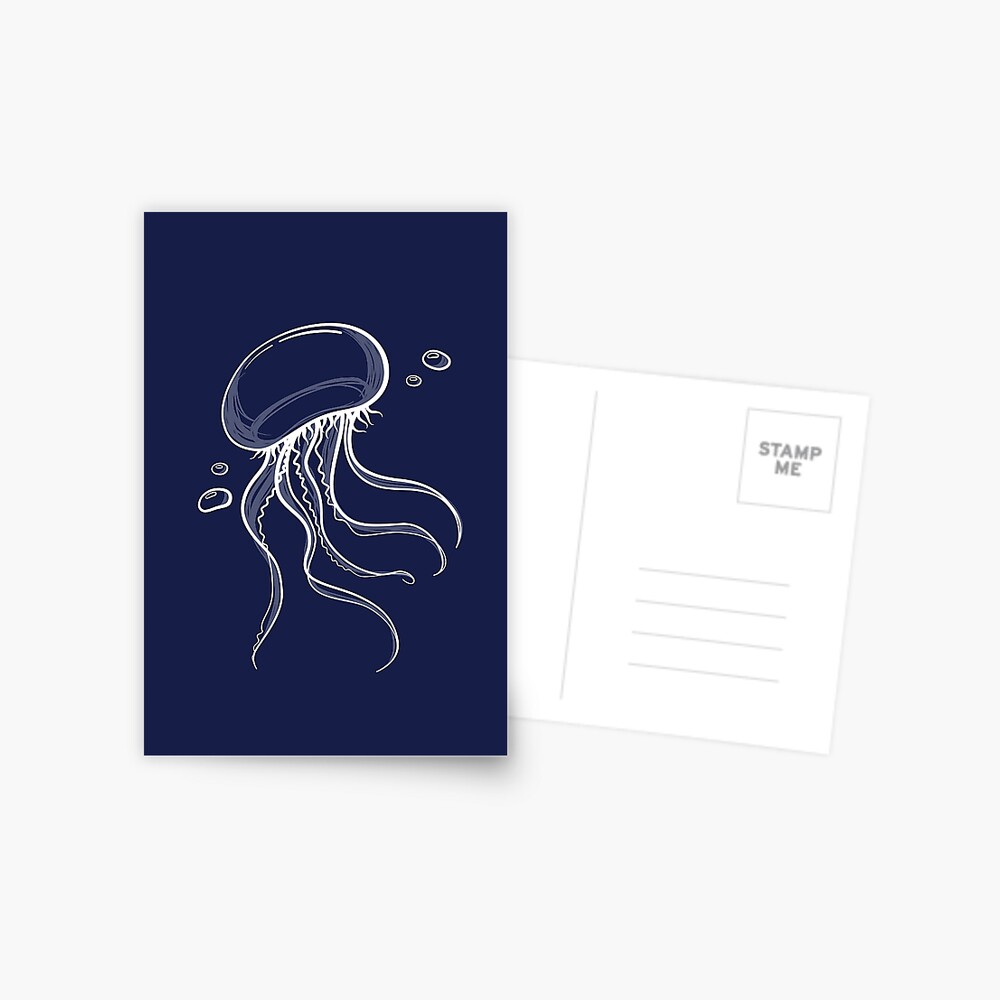 Sketchy Jelly Postcard