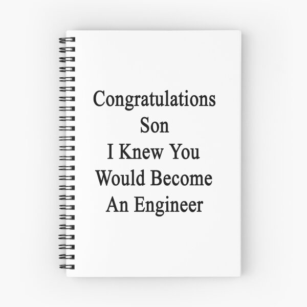 Item preview, Congratulations Son I Knew You Would Become An Engineer  designed and sold by supernova23.