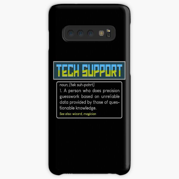 Funny Tech Support Checklist graphic, Sysadmin Gift design Samsung Galaxy Snap Case