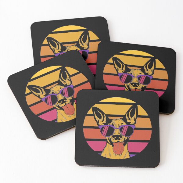 Item preview, Cool 80's Retro Sunset Dog designed and sold by Starquake.