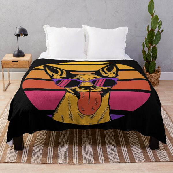 Item preview, Cool 80's Retro Sunset Dog designed and sold by Starquake.