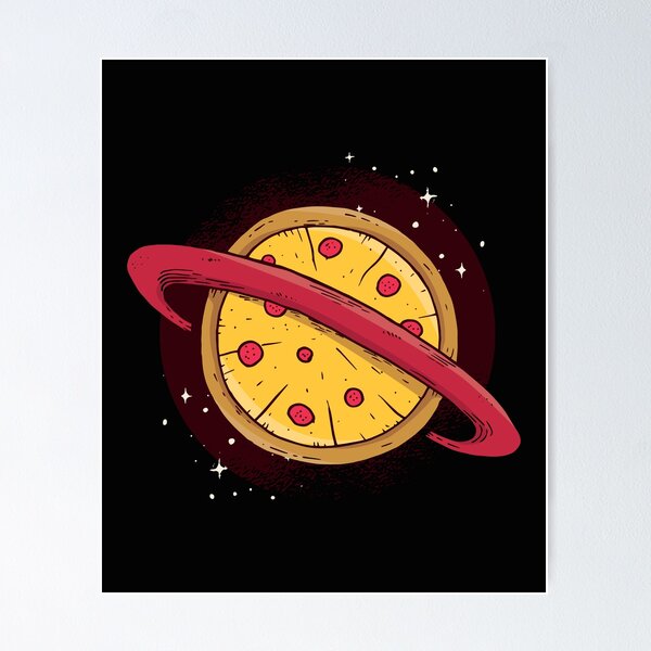 Item preview, Pizza planet, pizza, planet, saturn designed and sold by DerSenat.