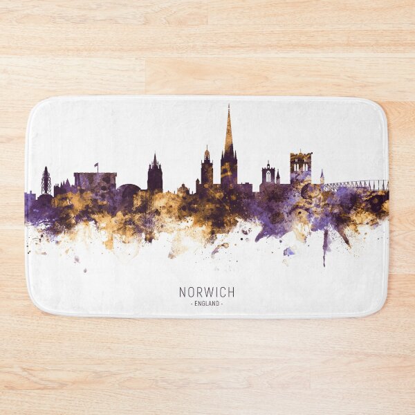 Item preview, Norwich England Skyline designed and sold by ArtPrints.