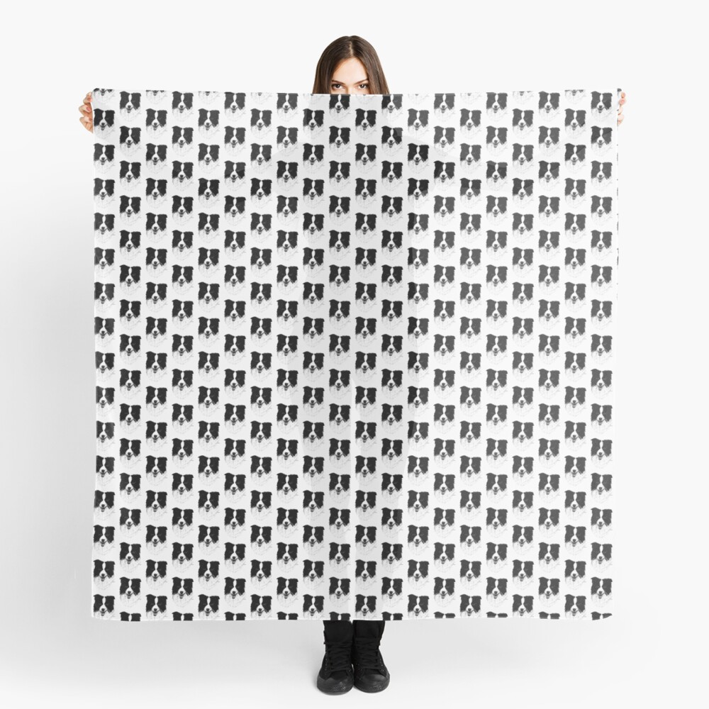 Border Collie - Scarf and Clothing Scarf