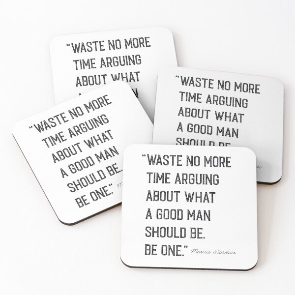 Item preview, Marcus Aurelius 'Good Man' Quote designed and sold by knightsydesign.