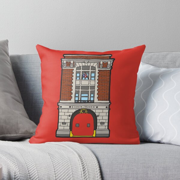 8 Hook & Ladder New York Fire Station Throw Pillow