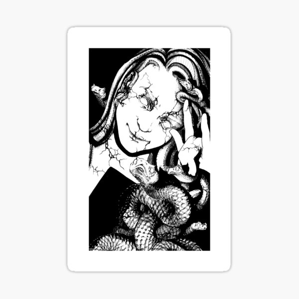 Medusa's Selfie Sticker