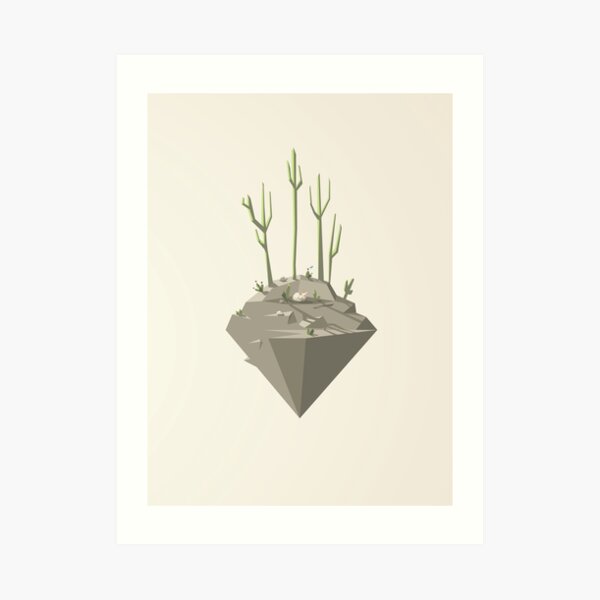 Piece of desert Art Print