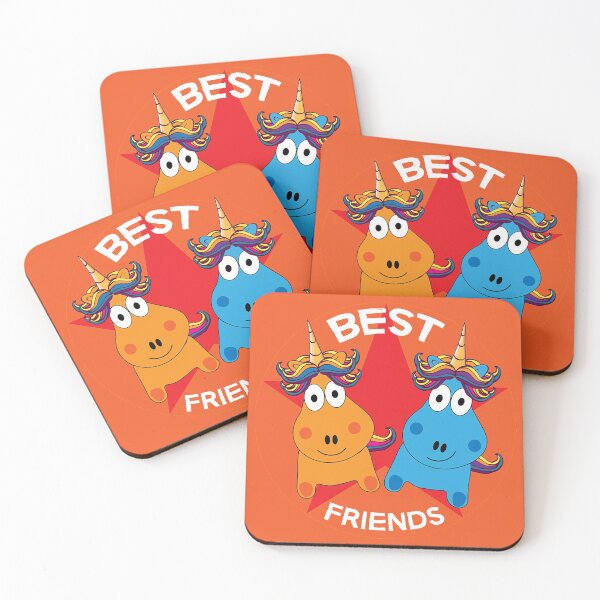 Item preview, Best Unicorn Friends shirt - Best Mates - Best Ever Friends - Friends Forever shirt - sticker - Mug - Gift - designed and sold by happygiftideas.