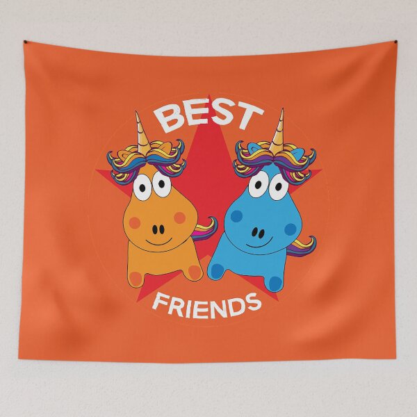 Item preview, Best Unicorn Friends shirt - Best Mates - Best Ever Friends - Friends Forever shirt - sticker - Mug - Gift - designed and sold by happygiftideas.