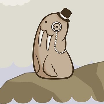 Artwork thumbnail, Dignified Walrus by Cheeseness