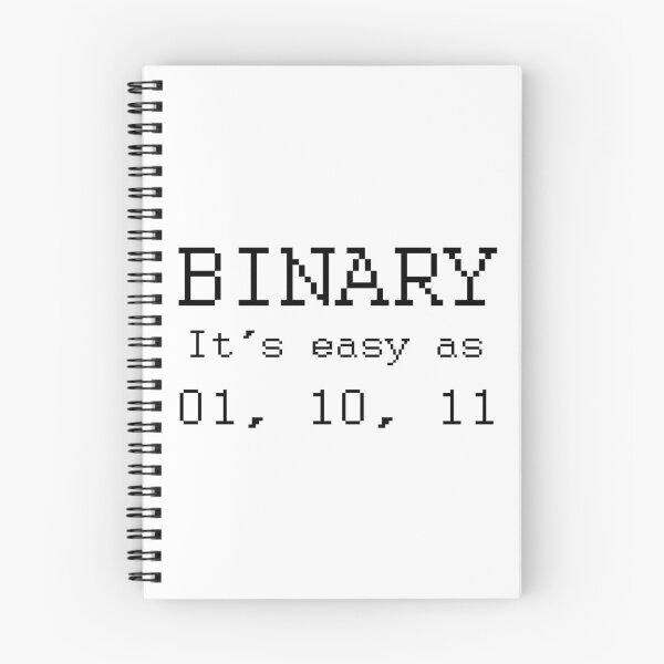 Item preview, Binary - It's Easy As 1, 2, 3 (01, 10, 11). (Black) designed and sold by TheLastStand.