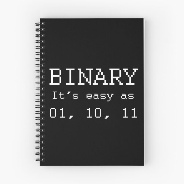 Item preview, Binary - It's Easy As 1, 2, 3 (01, 10, 11). (White) designed and sold by TheLastStand.