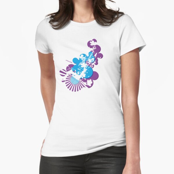 SoFresh Design - Flower Power Fitted T-Shirt